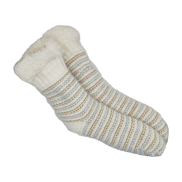 Gold & Silver Thread Grip Socks