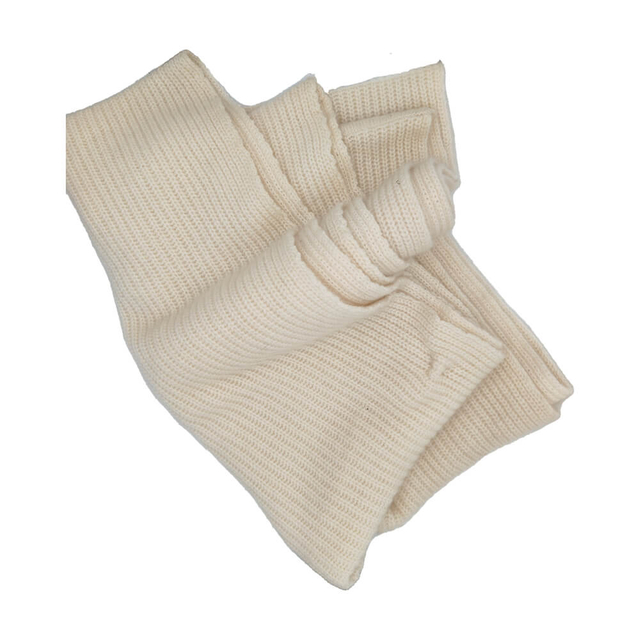 Classic Ivory Knit Scarf