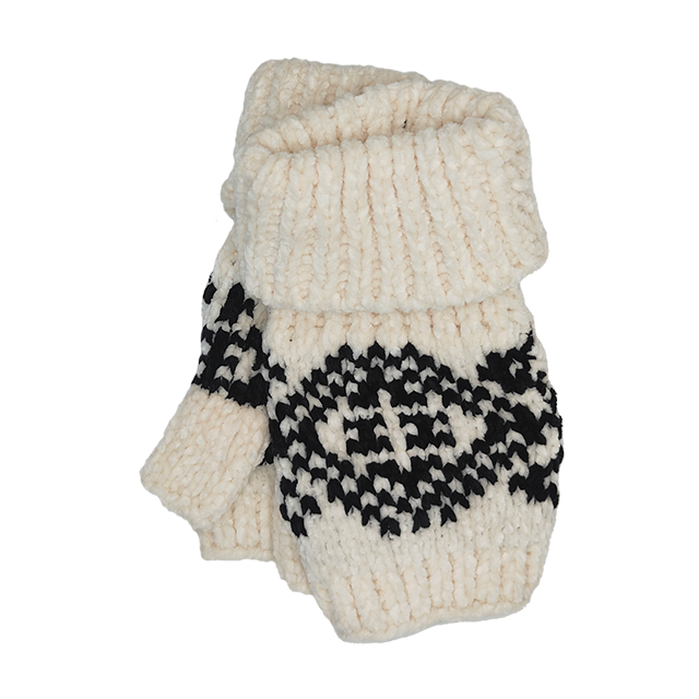 Knitted gloves