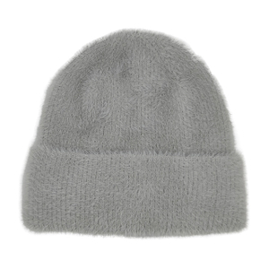 Cuffed Beanie(Imitation Mink Yarn)